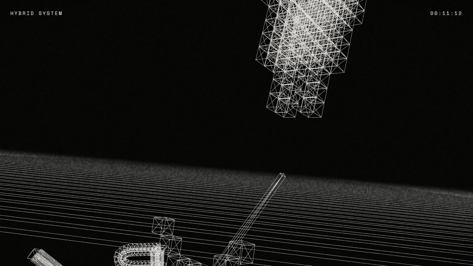 Process: wireframe pass of the duel