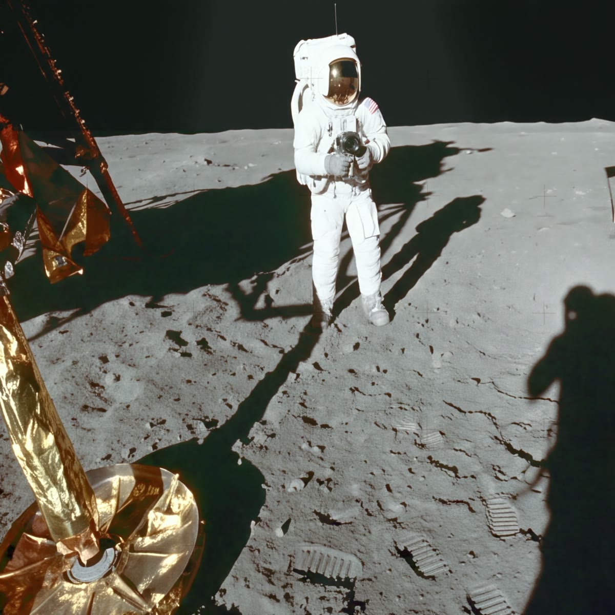 The reverse angle: Aldrin's point of view